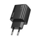 Cumpara ieftin Incarcator HOCO N55 20W PD QC3.0 4 Porturi USB-C si USB-A Negru