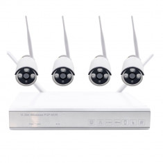 Aproape nou: Kit supraveghere video PNI House WiFi430 NVR si 4 camere wireless, 1.0 foto