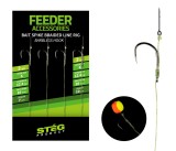 Carlige Legate Barbless cu Spin Steg, Nr.6, 4buc/pac