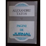 Pagini de Jurnal - Alexandru Tatos