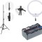Kit lumina continua Lampa Yongnuo YN308+ 2x Acumulatori NP F+ incarcator+ stativ