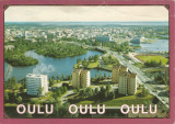 Finlanda, carte postala ilustrata circulata in Romania, 1996