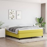 Cumpara ieftin Cadru de pat fără saltea, verde, 160x200 cm, textil