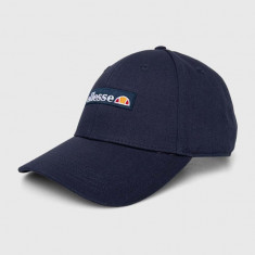 Ellesse șapcă de baseball din bumbac culoarea albastru marin, cu imprimeu