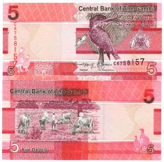 Gambia 5 Dalasis 2023 P-37c UNC