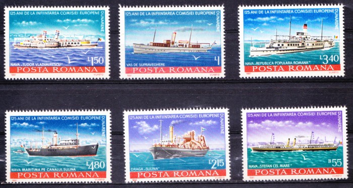 TSV % - 1981 LP 1025 125 ANI INFIINTAREA COMISIEI EUROPENE DUNARENE, MNH/** LUX