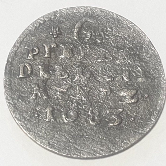 Germania Brandenburg-Prusia 6 pfennig 1683 argint Frederic William