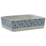 Cumpara ieftin Lavoar de blat gri/albastru 46x35,5x13 cm, ceramica, dreptunghi