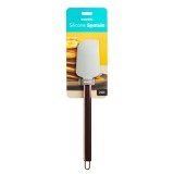 Cumpara ieftin Spatula din silicon cu maner din inox - gri - 29 x 5,2 x 1 cm Best CarHome