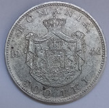 (A702) MONEDA DIN ARGINT ROMANIA - 500 LEI 1944. REGELE MHAI I