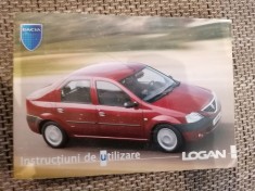 MANUAL DACIA LOGAN , INSTRUCTIUNI DE UTILIZARE foto