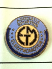 Insigna fotbal - "ELECTROMOTOR" TIMISOARA