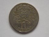 Moneda Portugalia 1 Escudo 1931, Colectie Numismatica, Stare Buna - Vezi Foto