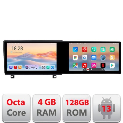 Navigatie Opel Astra H 2006-2015 Edotec 2 ecrane 8 core 4+128 21.6 inch Incell android Wifi 5Ghz gps internet CarStore Technology foto