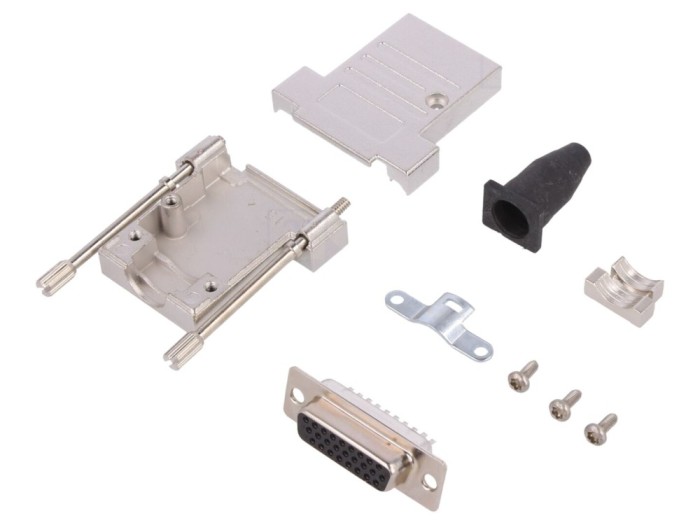Conector D-Sub 26 pini tată, pe cablu