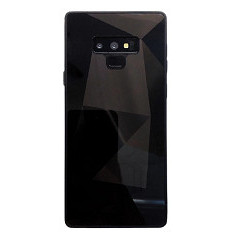 Huse telefon silicon si acril cu textura diamant Samsung Note 9 , Negru