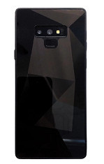 Huse telefon silicon si acril cu textura diamant Samsung Note 9 , Negru