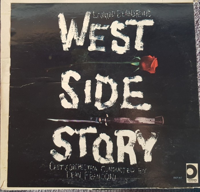 Vinil original SUA West Side Story, Leonard Berstein