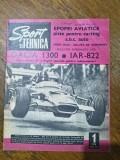 Revista Sport si Tehnica Nr. 1 /1970 , articol Dacia 1300 / C Cut