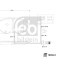 FEBI BILSTEIN 180622 set placute frana,frana disc