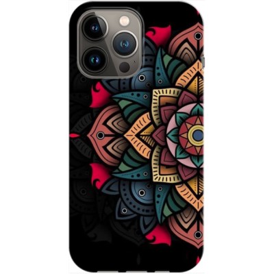 Husa compatibila cu Apple iPhone 14 Pro Max model Mandala Art, Silicon, TPU, Viceversa foto