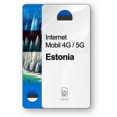eSIM Internet Estonia, valabil 7 zile, trafic 1 GB, Standard