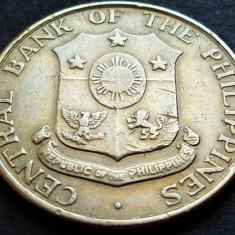 Moneda exotica 25 CENTAVOS - FILIPINE, anul 1962 * cod 5153