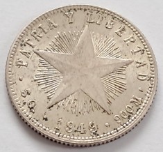 Cuba, 20 Centavos 1949 foto