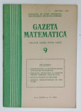 GAZETA MATEMATICA , PUBLICATIE LUNARA PENTRU TINERET , NR. 9 , 1979