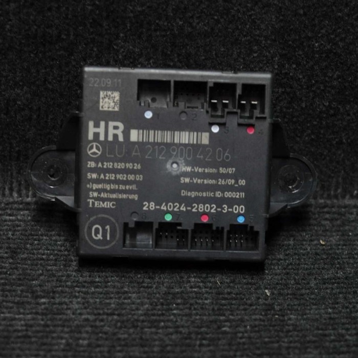 Modul de control ușă dreapta spate MERCEDES-BENZ C W204 2011 OEM: A2129004206,A2128209026,A2129020003 | 1762789
