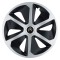 Set 4 capace roti Roco Gri-Negru R17 pentru gama auto Citroen
