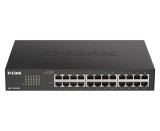 SWITCH D-LINK SMART 24 porturi Gigabit carcasa metalica, rackabil, &amp;quot;DGS-1100-24V2&amp;quot; (timbru verde 2 lei)