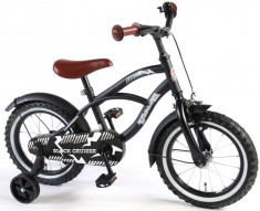 Bicicleta pentru baieti Volare Black Cruiser, 14 inch, culoare negru mat, frana PB Cod:41401 foto