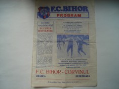 Program F.C. Bihor - Corvinul Hunedoara, 1983
