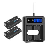 Incarcator + 2 baterii 2200mAh pentru XBOX One One X One S Elite