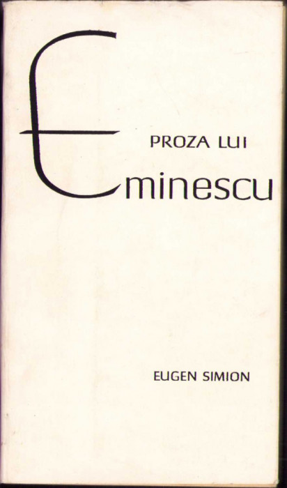 HST C660 Proza lui Eminescu 1964 Eugen Simion