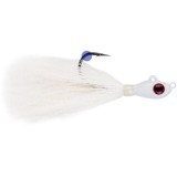 Big Eye Bucktail White Crystal Flash 7g, Mustad