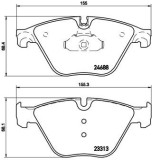 Set placute frana BREMBO P06074