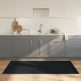 VidaXL Covor dreptunghiular, gri, 100x200 cm, bambus