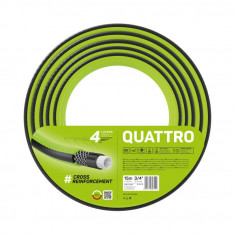 Furtun pentru gradina Cellfast QUATTRO cu 4 straturi, 3 4 , Armat, 15m, protectie UV