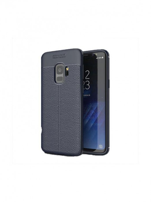 Husa Silicon Samsung Galaxy A8+ 2018 a730 Blue Litchi