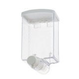 Dozator sapun lichid, Lider 301, montaj suspendat, transparent, 650 ml