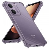 Husa pentru Xiaomi Redmi 17C 5G, Techsuit, Shockproof Clear, Fumurie