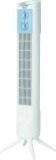Ventilator turn ECG Tower Fan 1 Black, 50 W, 3 viteze, oscilatie, timer 120 min, alb