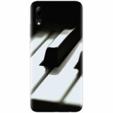 Husa silicon pentru Huawei P Smart 2019, Piano Key Close Up Macro