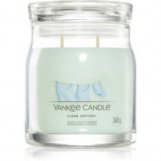 Yankee Candle Clean Cotton lumânare parfumată Signature 368 g