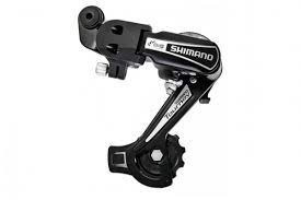 Schimbator Spate Shimano Tourney RD-TY21-B-Gs, 6 Vit., Prindere Directa, Negru foto