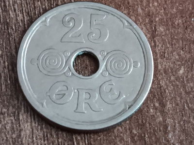 C50 - Moneda foarte veche - Danemarca - 25 ore - 1926 foto