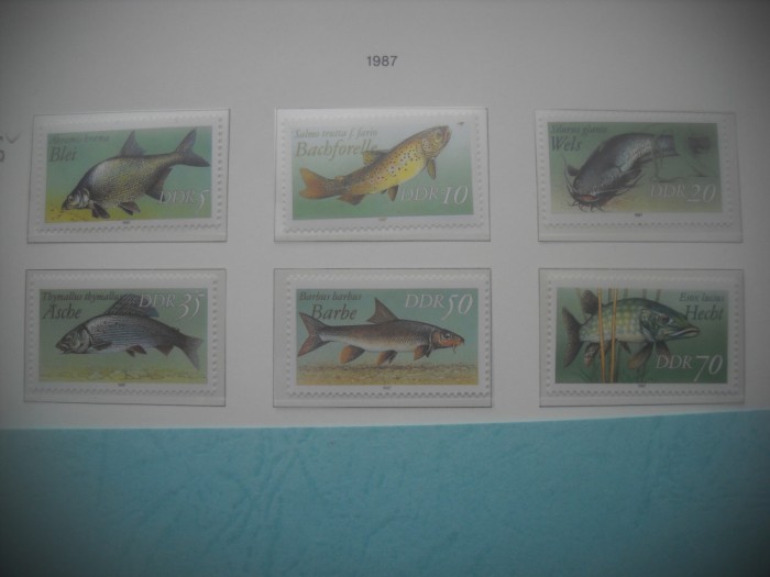 HOPCT TIMBRE MNH 1204 PESTI APA DULCE -6 VAL-1987-GERMANIA DDR/RDG