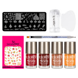 Cumpara ieftin Kit Nail Art Fall Fantasy - Autumn Limited Edition